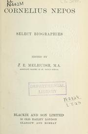 Cover of: Select biographies