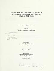 Senate bill no. 226 by Jeff Martin