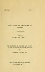 Cover of: sequence of plumages and moults of the passerine birds of New York