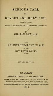 Cover of: A serious call to a devout and holy life by William Law