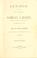 Cover of: Sermon preached at the funeral of Samuel J. Hayes, superintendent of machinery of the Illinois Central R.R., September 25, A.D. 1882