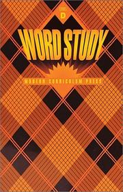 Cover of: Word Study Level D (MCP)