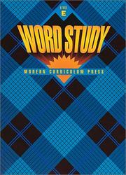 Cover of Word Study Level E (MCP)