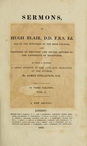 Cover of: Sermons. by Hugh Blair