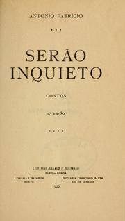 Serão inquieto by António Patrício