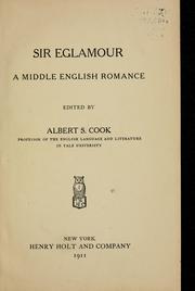 Cover of: Sir Eglamour: a middle English romance