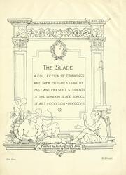 Cover of: The Slade by Slade School of Fine Art.
