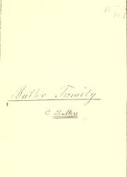 Cover of: Some account of Deacon John Butler of Pelham, N.H. and of his descendants.
