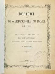 Cover of: Sophie Germain by Hugo Göring