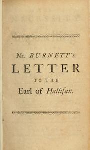 Cover of: necessity of impeaching the late ministry: in a letter to the Earl of Hallifax