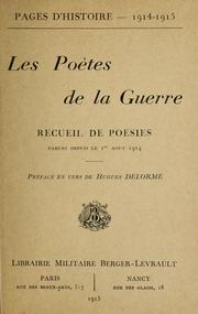 Les poètes de la guerre