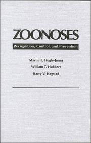 Cover of: Zoonoses: recognition, control, and prevention