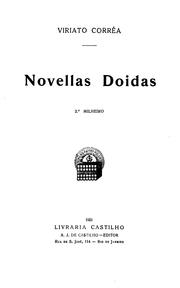 Cover of: Novellas doidas by Viriato Corrêa.