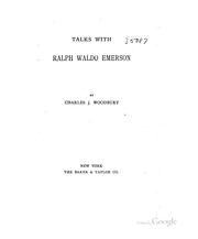 Cover of: Talks with Ralph Waldo Emerson by Ralph Waldo Emerson