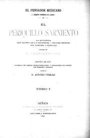 Cover of: El Periquillo Sarniento
