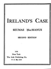 Cover of: Ireland's case by Seumas MacManus.