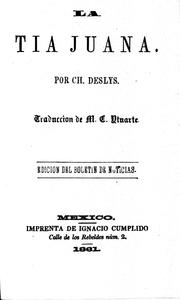 Cover of: La tía Juana