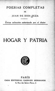 Cover of: Hogar y patria
