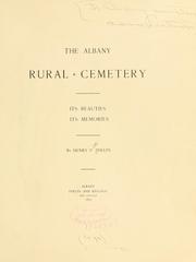 Cover of: Albany Rural Cemetery