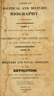American political and military biography