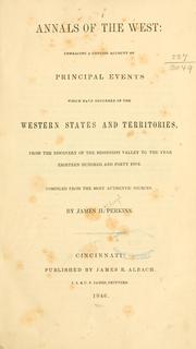 Cover of: Annals of the West by James Handasyd Perkins