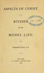 Cover of: Aspects of Christ. by Burdett Hart