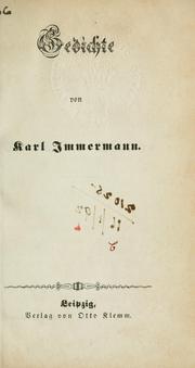 Ausgewählte Schriften by Karl Leberecht Immermann