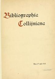 Bibliographia Collijniana by Axel Herman Nelson