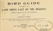 Cover of: Bird guide. by Chester A. Reed