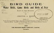 Cover of: Bird guide by Chester A. Reed