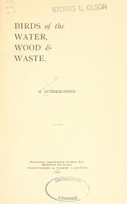 Cover of: Birds of the water, wood & waste by H. Guthrie-Smith
