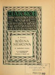 Cover of: Boena Nmcova. by Václav Tille