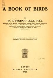 Cover of: A book of birds. by W. P. Pycraft