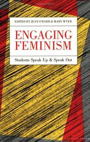 Cover of: Engaging feminism: students speak up & speak out