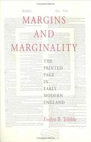 Cover of: Margins and marginality: the printed page in early modern England