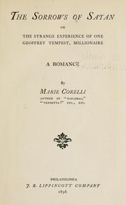 Cover of: The sorrows of Satan by Marie Corelli
