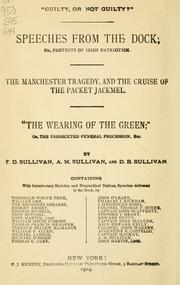 Cover of: Speeches from the dock, or, Protests of Irish patriotism