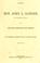 Cover of: Speech of Hon. John L. Dawson, of Pennsylvania, before the great Democratic mass meeting at Waynesburg, Greene County, Pennsylvania, August 21, 1856.