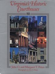 Cover of: Virginia's historic courthouses