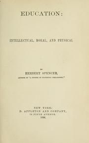 Education by Herbert Spencer