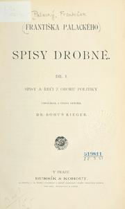 Cover of: Spisy drobné.