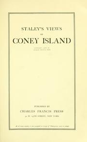 Cover of: Staley's views of Coney Island