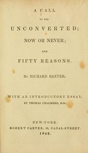 Cover of: A call to the unconverted ... by Richard Baxter