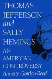 Cover of: Thomas Jefferson and Sally Hemings: an American controversy