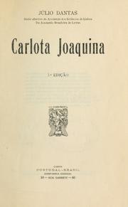 Carlota Joaquina by Júlio Dantas