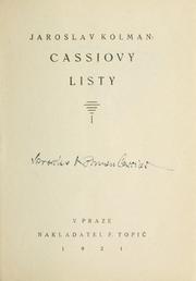 Cover of: Cassiovy listy