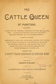 Cover of: cattle queen of Montana.