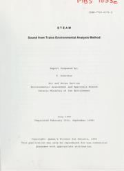 Cover of: STEAM: sound from trains environmental analysis method : report