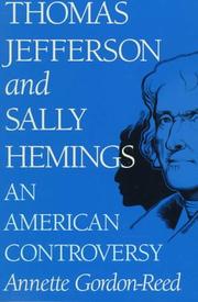 Cover of: Thomas Jefferson and Sally Hemings by Annette Gordon-Reed, Annette Gordon-Reed