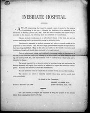 Cover of: Inebriate hospital